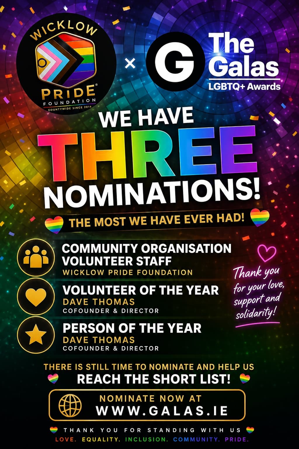Gallery photo for Wicklow Pride®️ Foundation